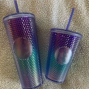 NWT Starbucks Studded Mermaid Tumbler Set